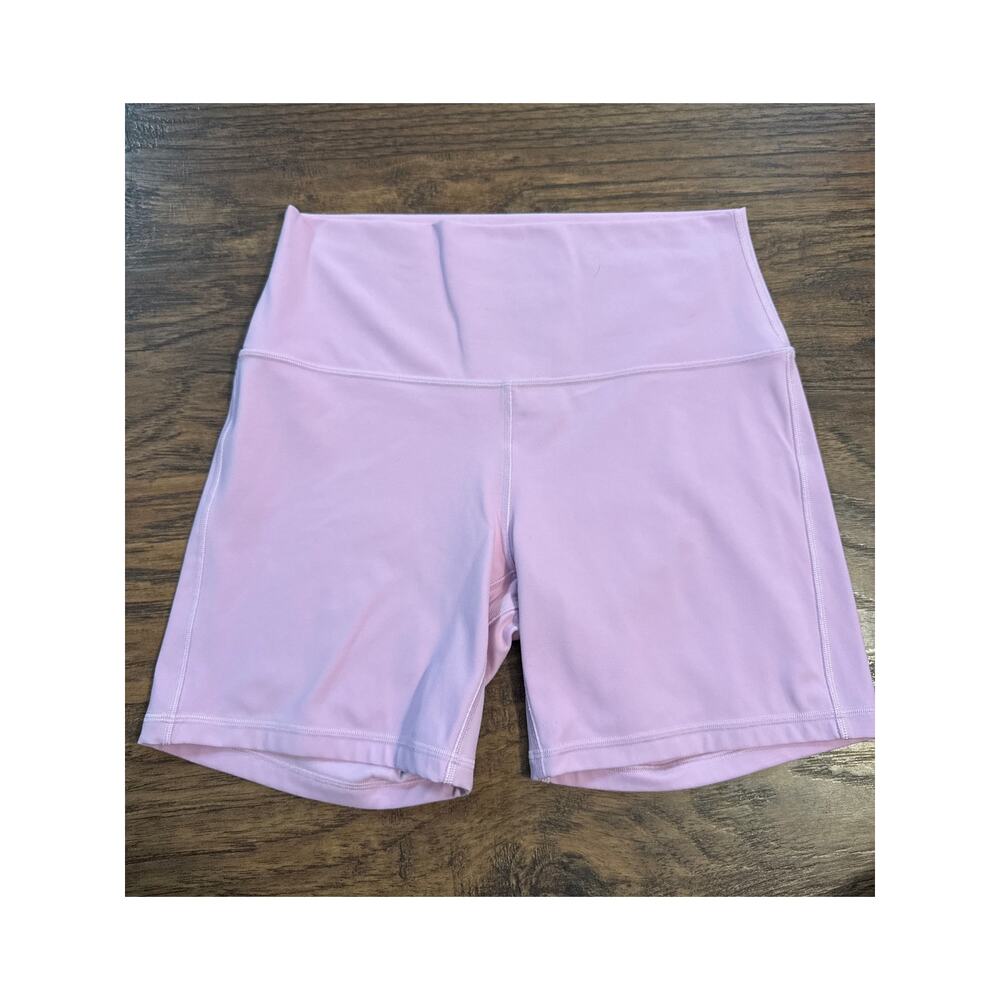 Lululemon Align High Rise Short 6" Vitapink Size 10 Nulu Pink Rose Blush - Picture 2 of 3